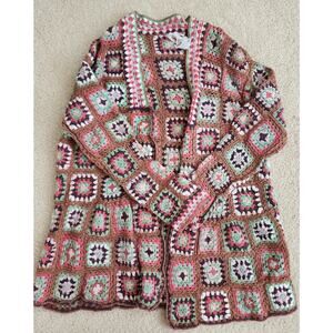 Sadie and Sage Crochet Knit Cardigan